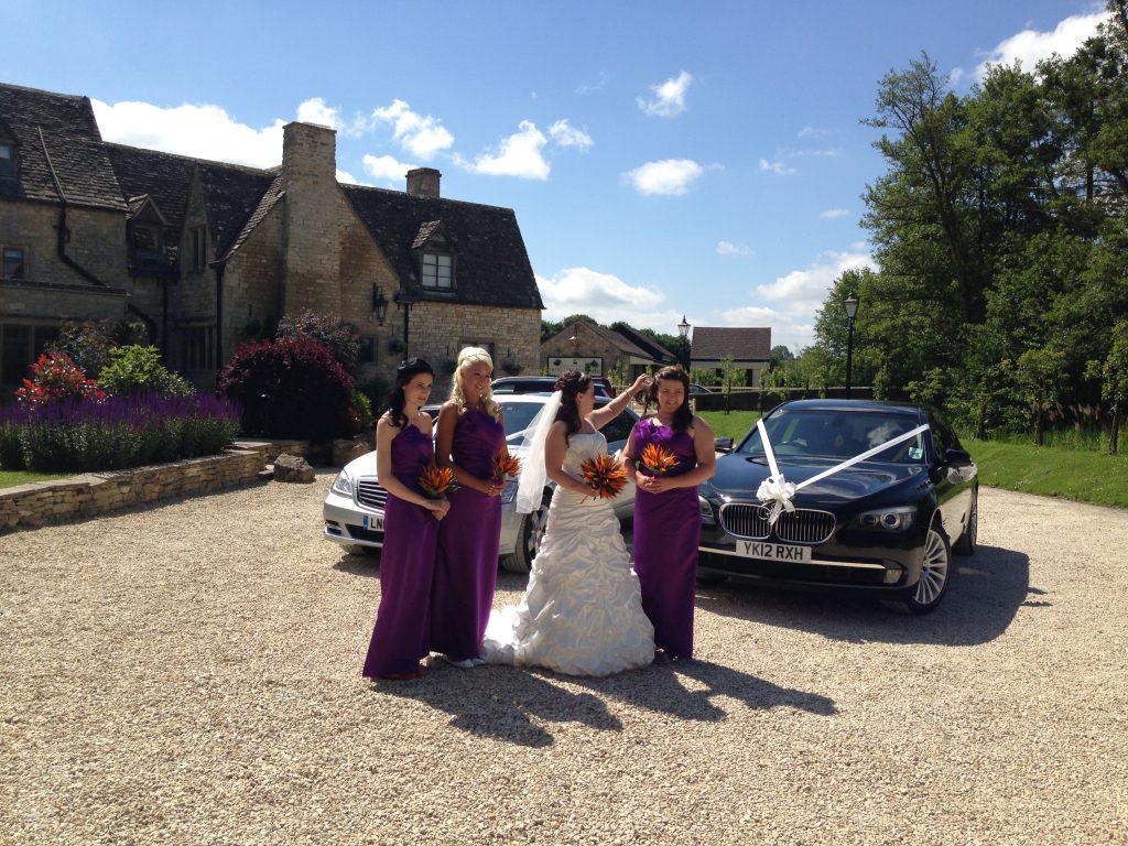 Andy Cars Taxi with Bridesmaids