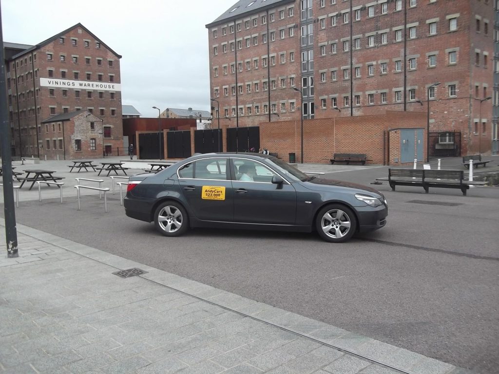 Andy Cars Taxis at Gloucester Docks