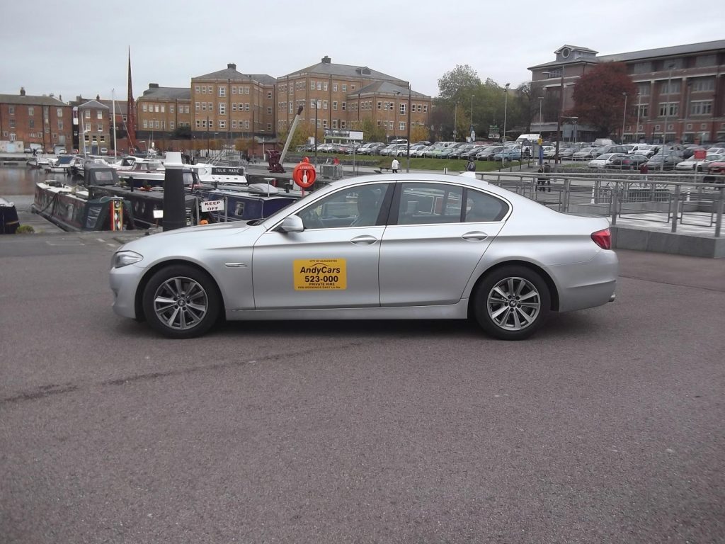 Andy Cars Taxis at Gloucester Quays